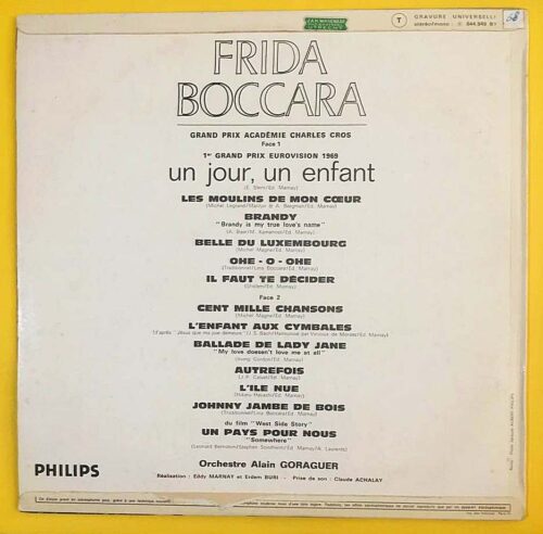 Frida Boccara ‎– Un Jour, Un Enfant - Görsel 2