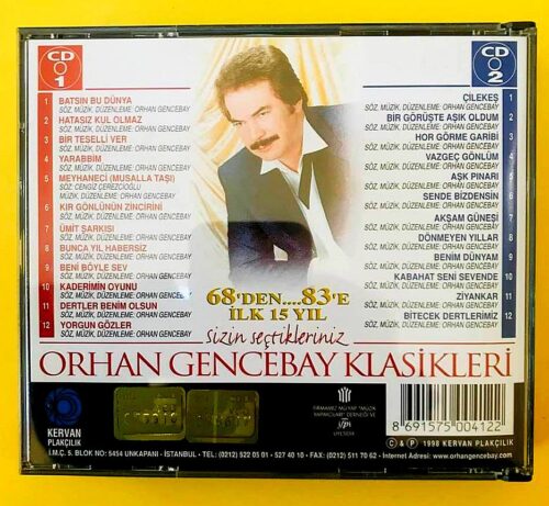 Orhan Gencebay ‎– Orhan Gencebay Klasikleri - 2 CD Boxset - Görsel 2