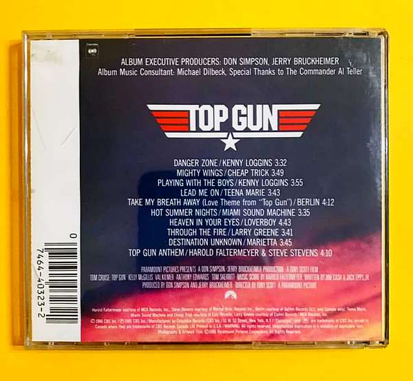 Top Gun Soundtrack Berk Plak