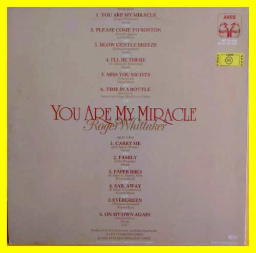 Roger Whittaker – You Are My Miracle - Görsel 2