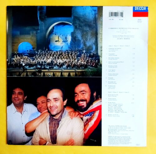 Carreras, Domingo, Pavarotti, Mehta - In Concert - Plak - Görsel 2