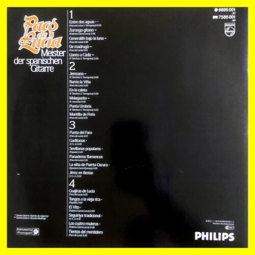 Paco De Lucía - Meister Der Spanischen Gitarre - 2 Plak - Görsel 2