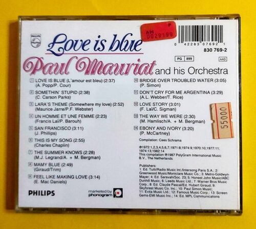 Paul Mauriat - Love Is Blue - Görsel 2