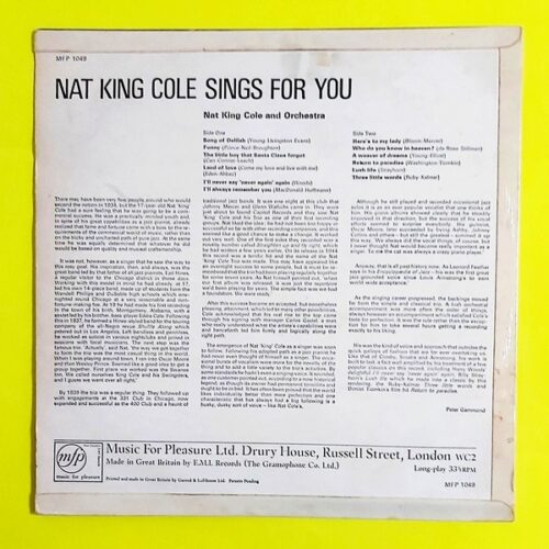 Nat King Cole - Nat King Cole Sings - Görsel 2