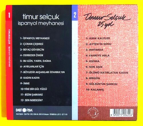 Timur Selçuk - İspanyol Meyhanesi - 25 Yıl - 2 CD - Görsel 2