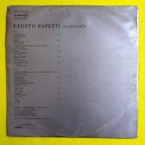 Fausto Papetti - 25 Raccolta - Görsel 2