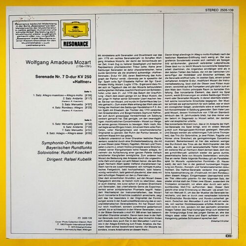 Mozart - Haffner-Serenade - Görsel 2