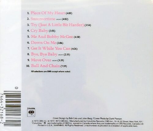 Janis Joplin – Janis Joplin's Greatest Hits - Görsel 2