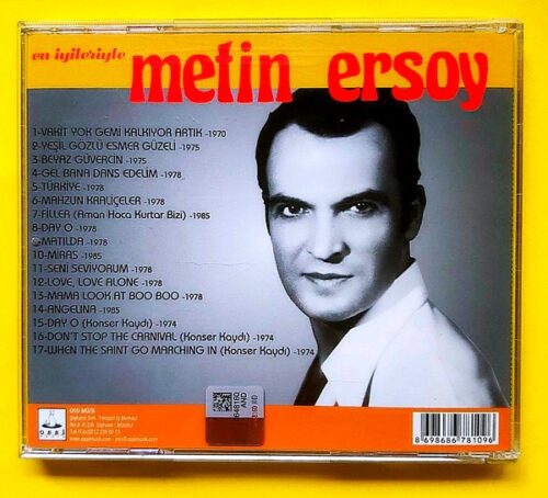 Metin Ersoy – En İyileriyle Metin Ersoy - Kalipso Kralı - Görsel 2